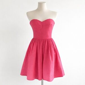 Women’s Size 2 Pink Jack Wills Strapless Dress